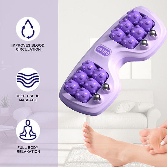 Roller Manual Foot Massager (Random Color)