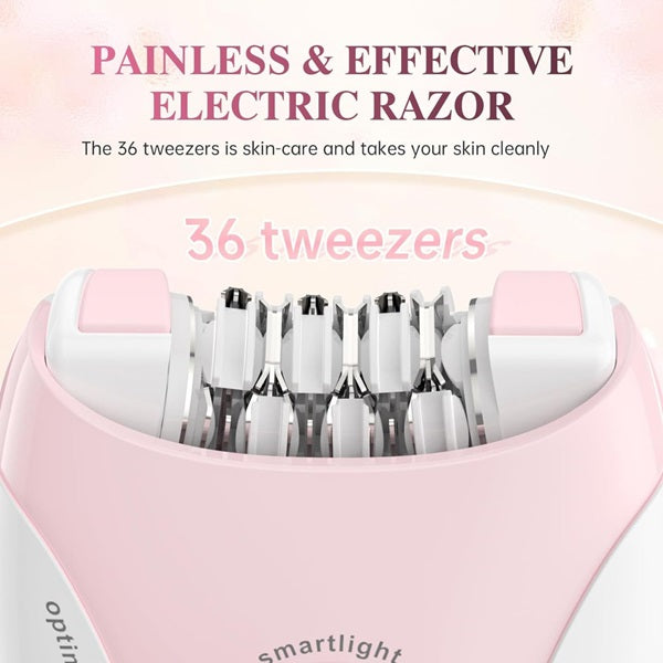 Daling Dl-6032 Cordless Ladies Epilator With 2-speed Adjustment, Painless Hair Removal Solution (Rechargeable)