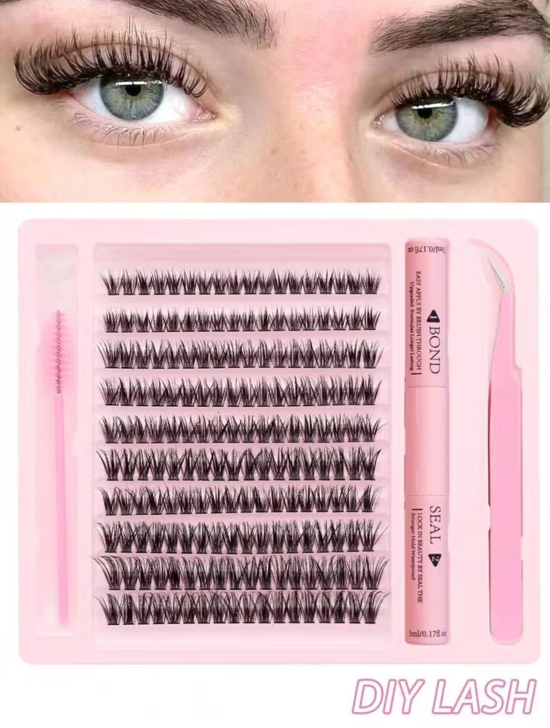 Premium 3-in-1 Permanent Eyelash Extension Set