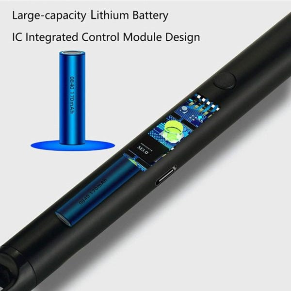 USB Rechargeable Flameless Arc Candle Lighter (Random Colors)