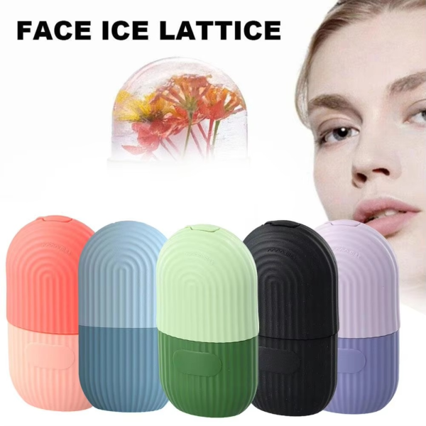 Silicone Ice Cube Facial Roller- Random Color