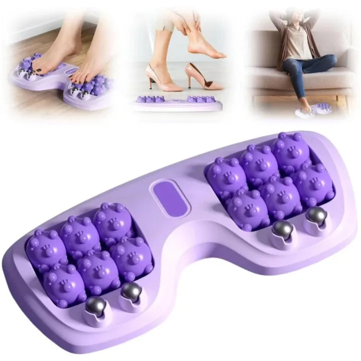 Roller Manual Foot Massager (Random Color)