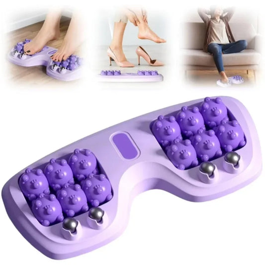 Roller Manual Foot Massager (Random Color)