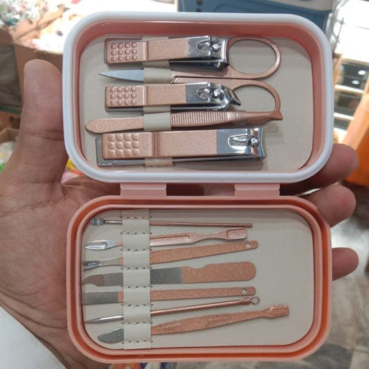 12 Pieces Portable Nail Clippers Beauty Tool Set