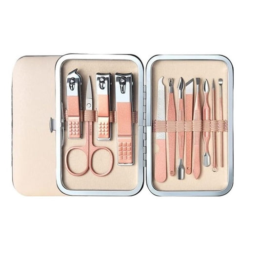 12 Pieces Portable Nail Clippers Beauty Tool Set