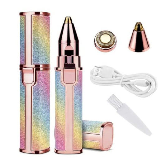 2-in-1 Flawless Electric Eyebrow Trimmer & Shaver For Women (Rechargeable)
