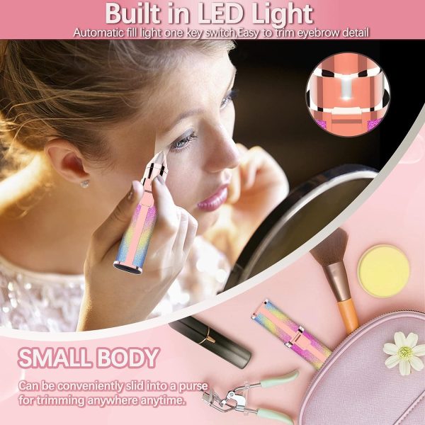 2-in-1 Flawless Electric Eyebrow Trimmer & Shaver For Women (Rechargeable)