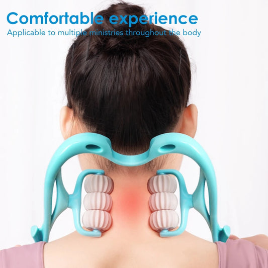 Manual 6-Wheel Neck & Spine Massager