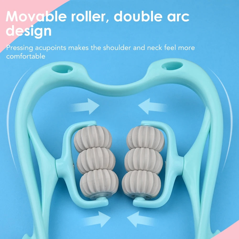 Manual 6-Wheel Neck & Spine Massager