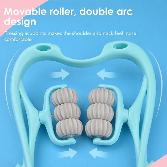 Manual 6-Wheel Neck & Spine Massager