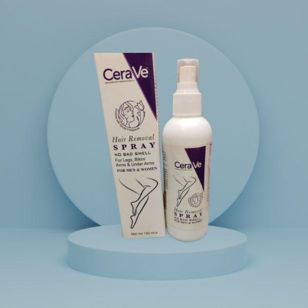 Cereve Hair Removal Spray for Women – Silky Smooth Skin in Minutes (150 ml)