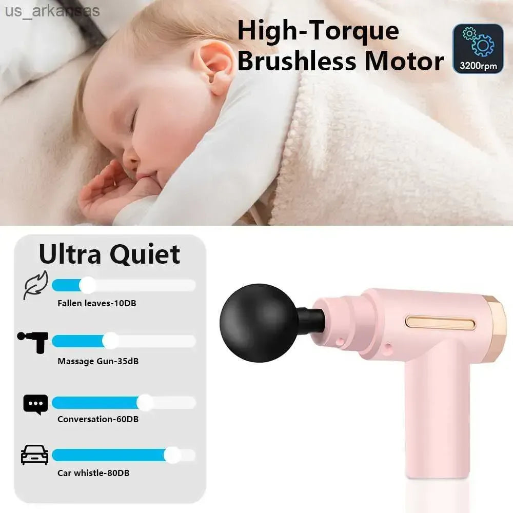 Deep Tissue Percussion Massager with 4 Attachments