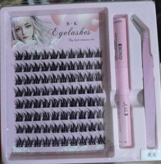 Premium 3-in-1 Permanent Eyelash Extension Set
