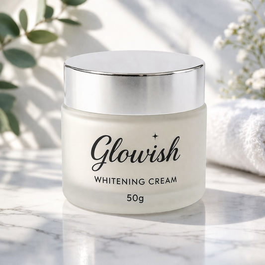 Glowish Whitening Cream 50g – Skin Brightening, Moisturizing & Dark Spot Reduction Formula