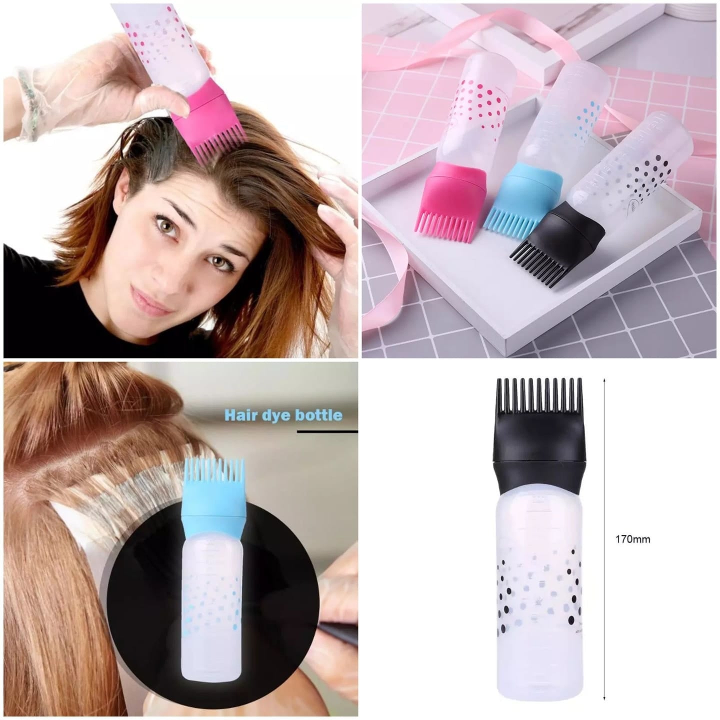 Hair Oil Comb Applicator