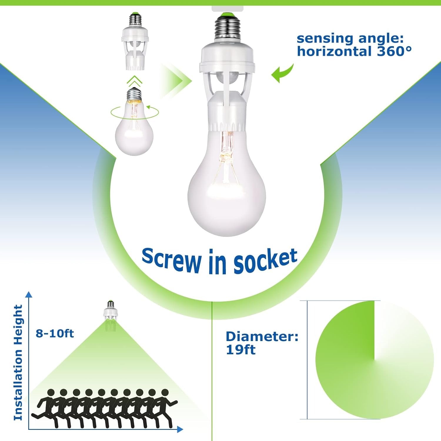 Motion Sensor Lamp Holder
