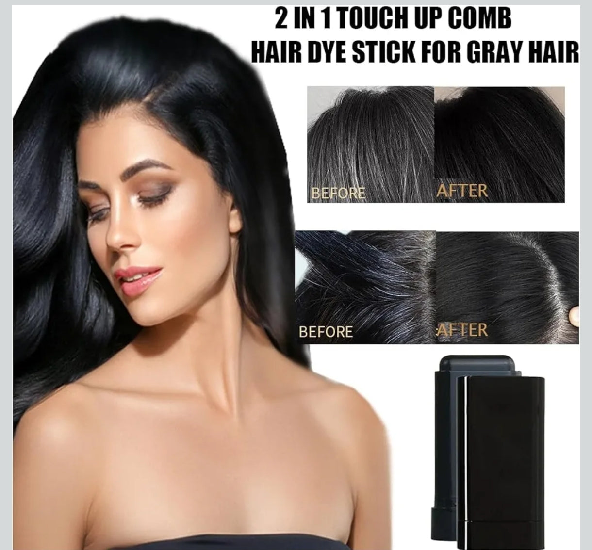 Instant Hair Color Dye Comb Stick