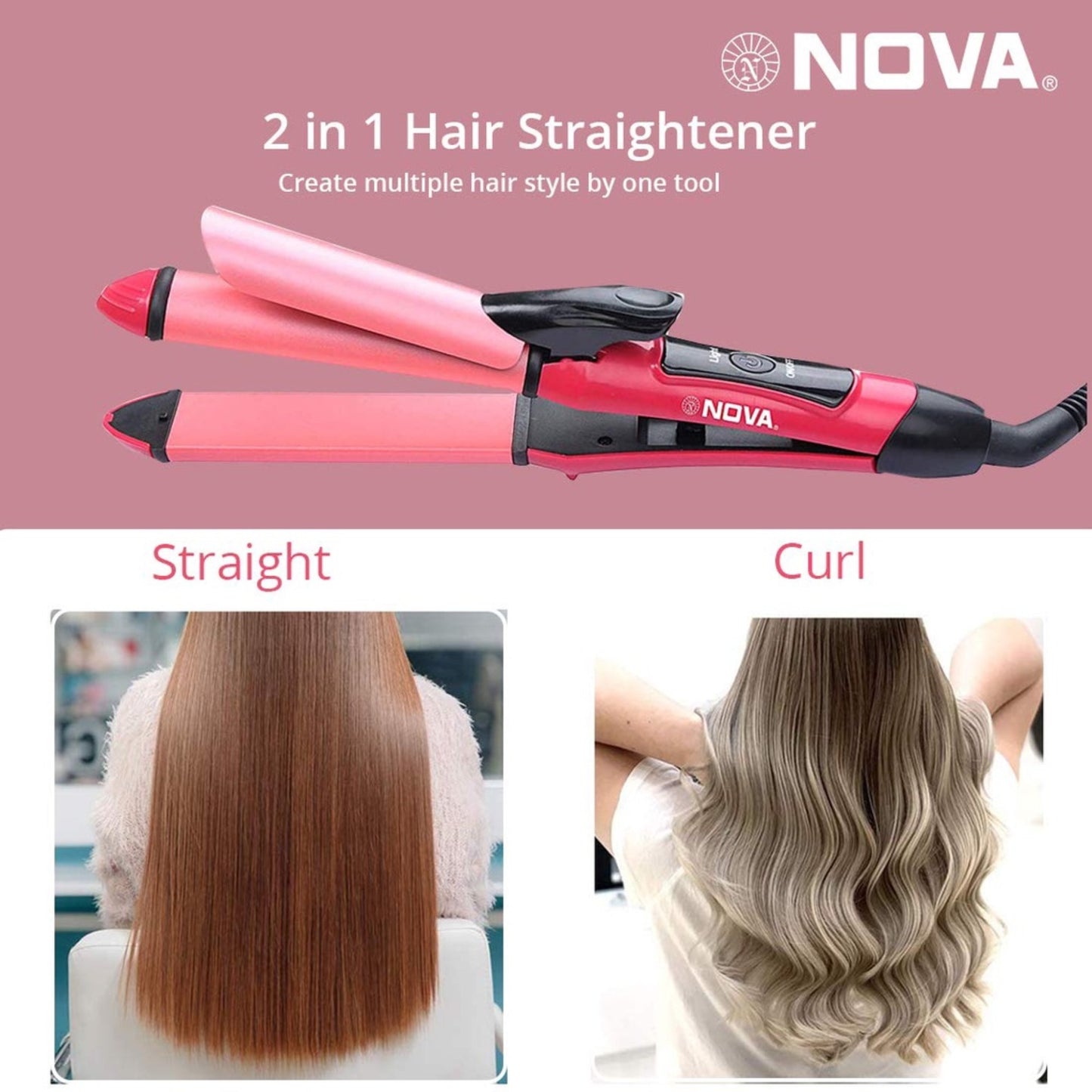 Hair Straightener & Curler