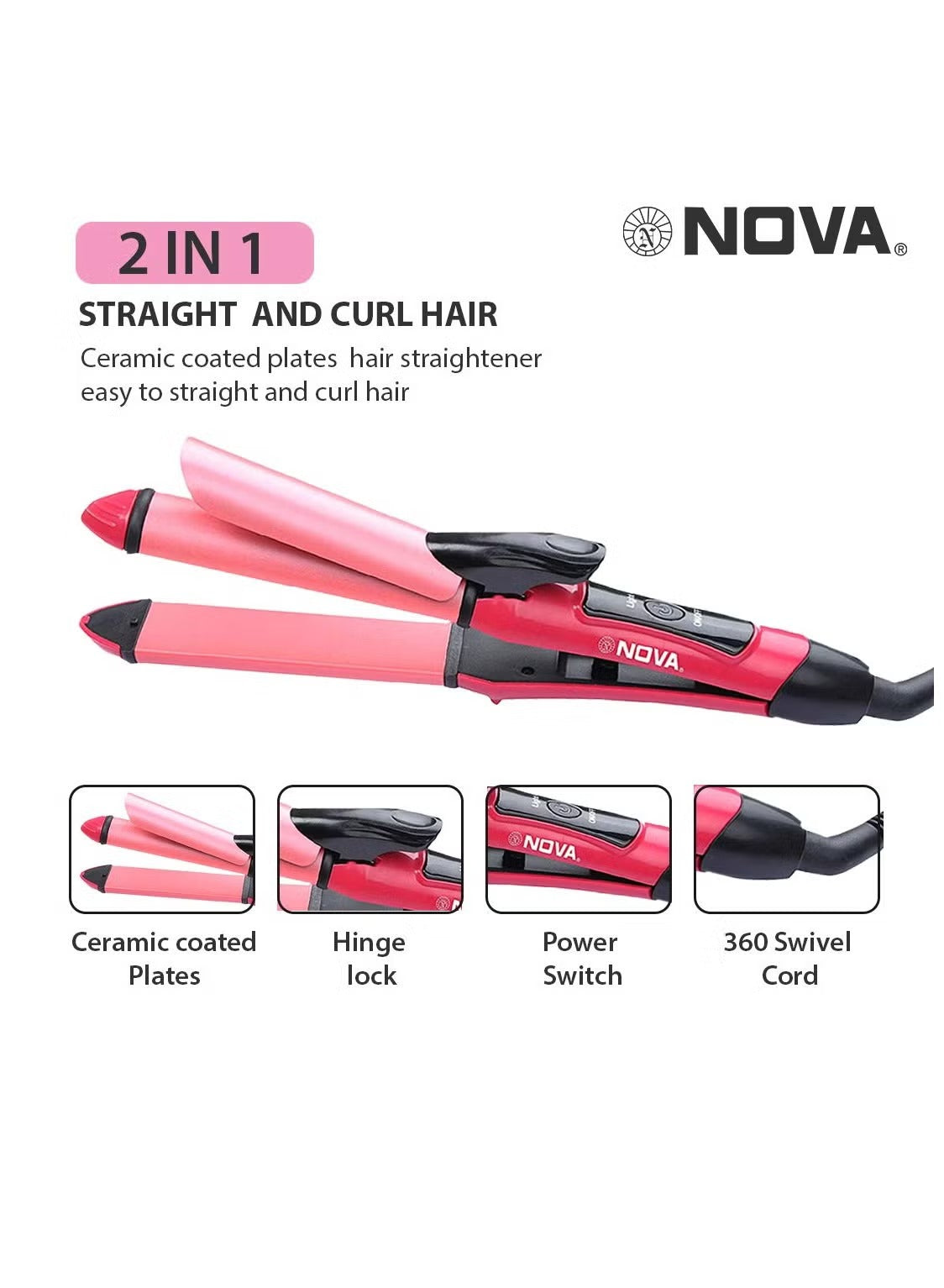 Hair Straightener & Curler