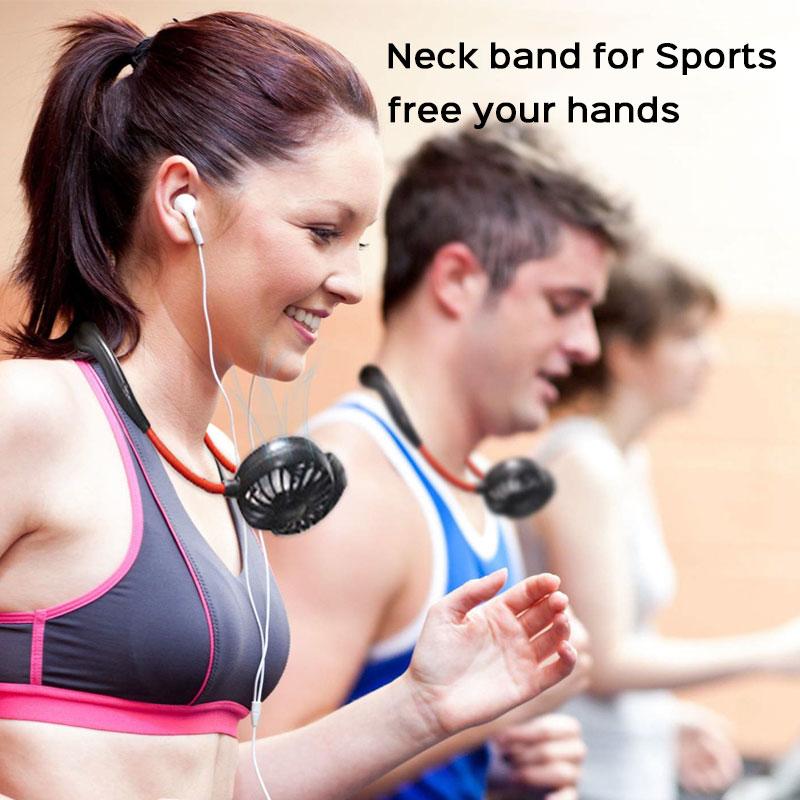 Portable Neck Fan (Random Color)