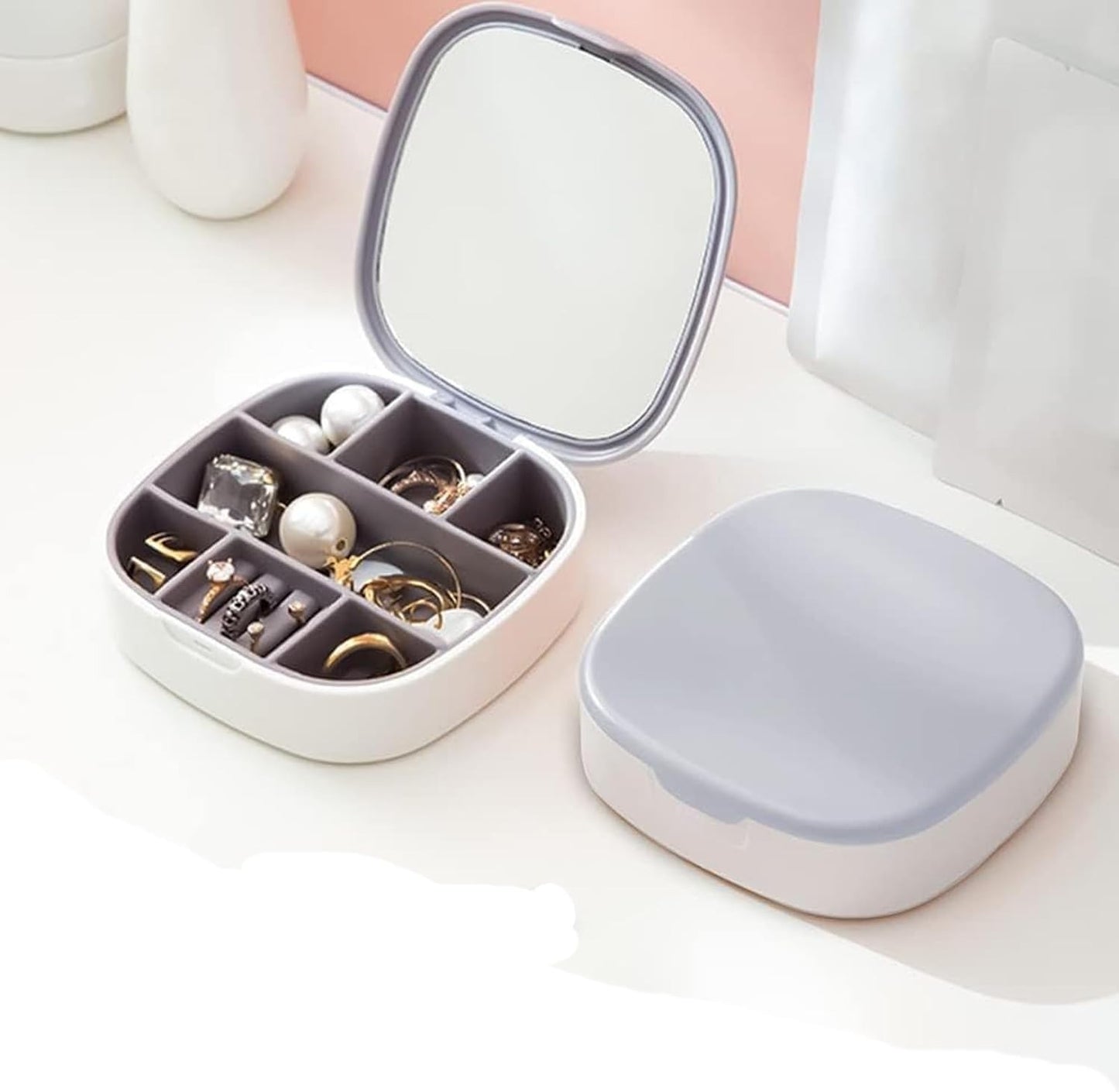 High Quality Portable Small Jewellery Box (Random Colors)