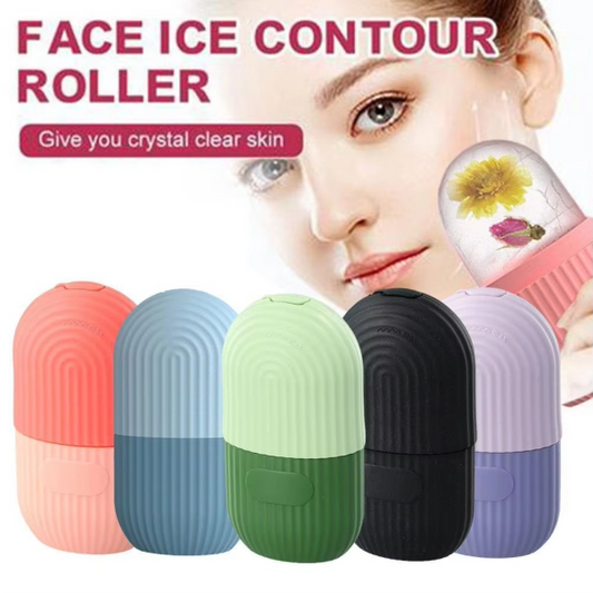 Silicone Ice Cube Facial Roller- Random Color