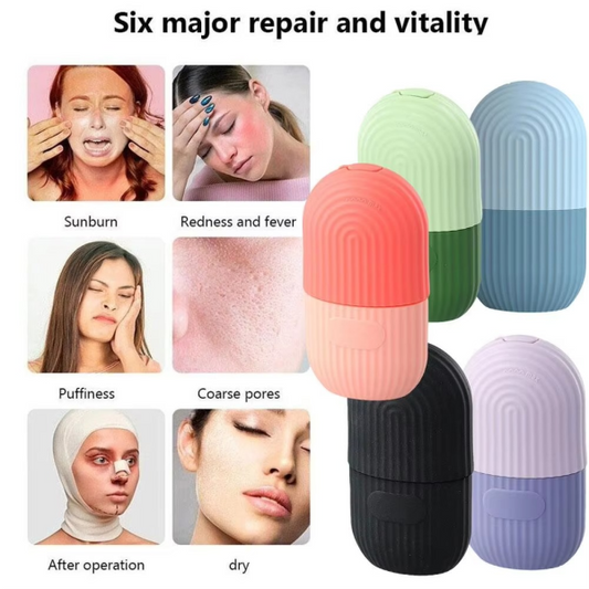 Silicone Ice Cube Facial Roller- Random Color