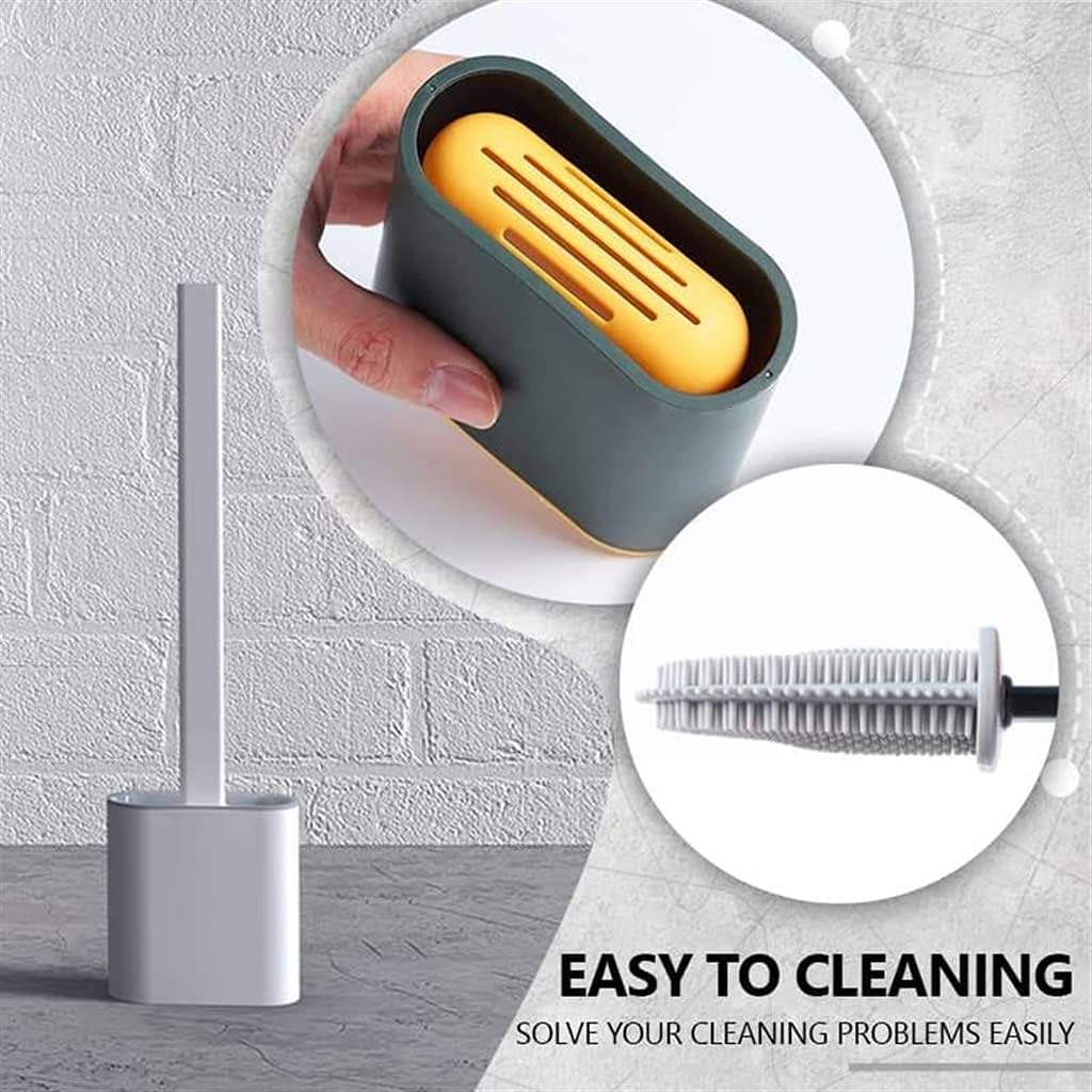 Silicone toilet brush