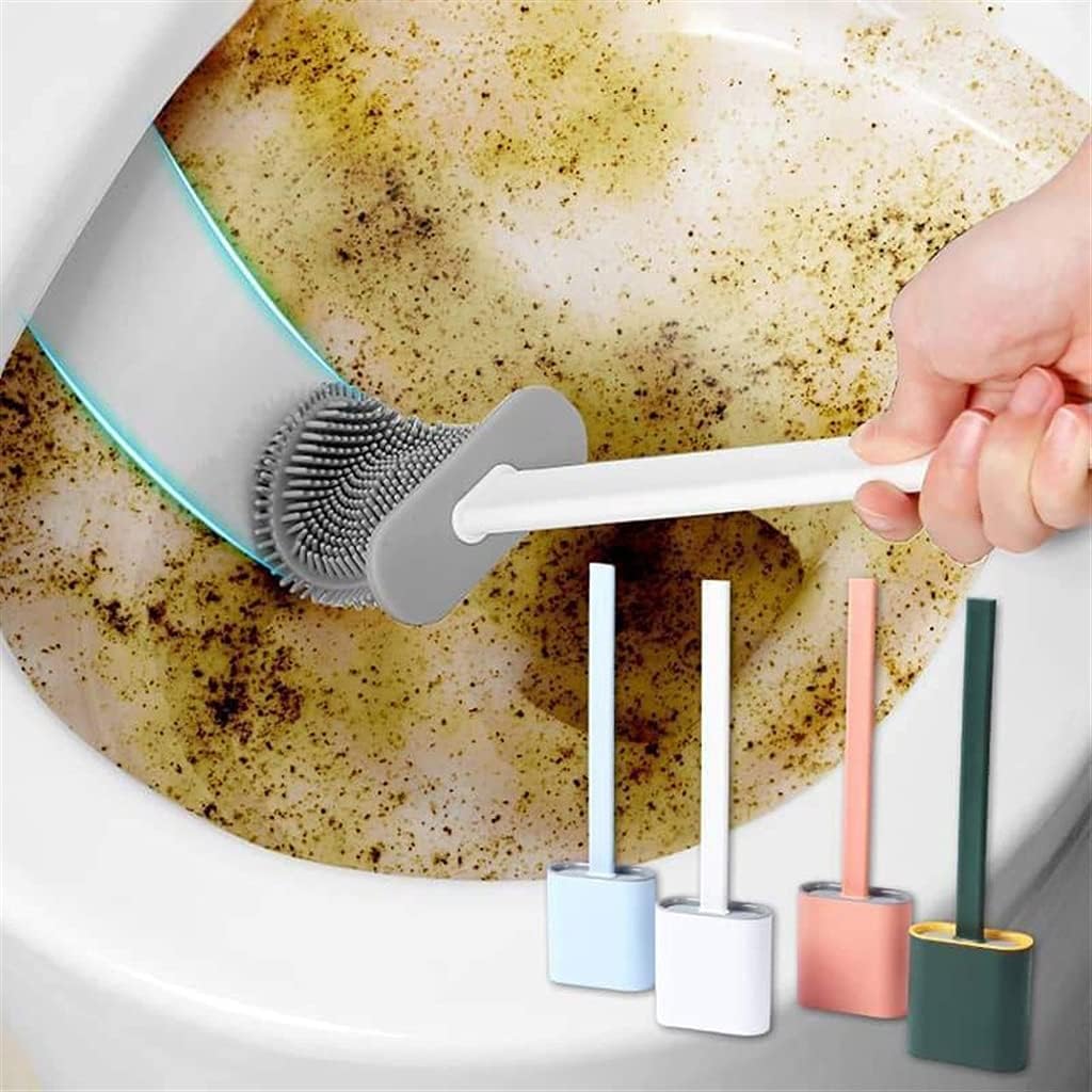 Silicone toilet brush