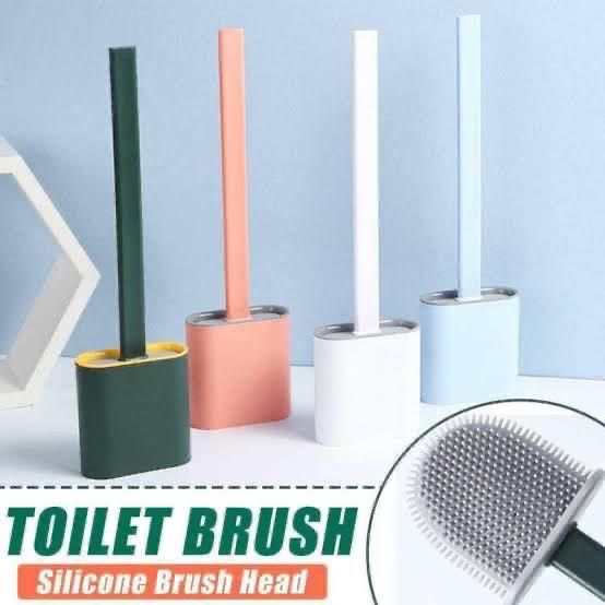 Silicone toilet brush