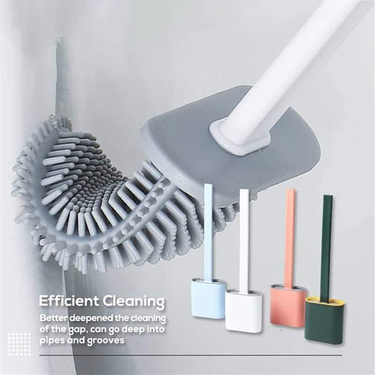 Silicone toilet brush