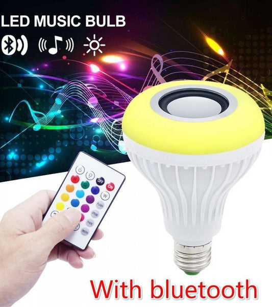 LED Light Bulb with Built in Bluetooth Speaker